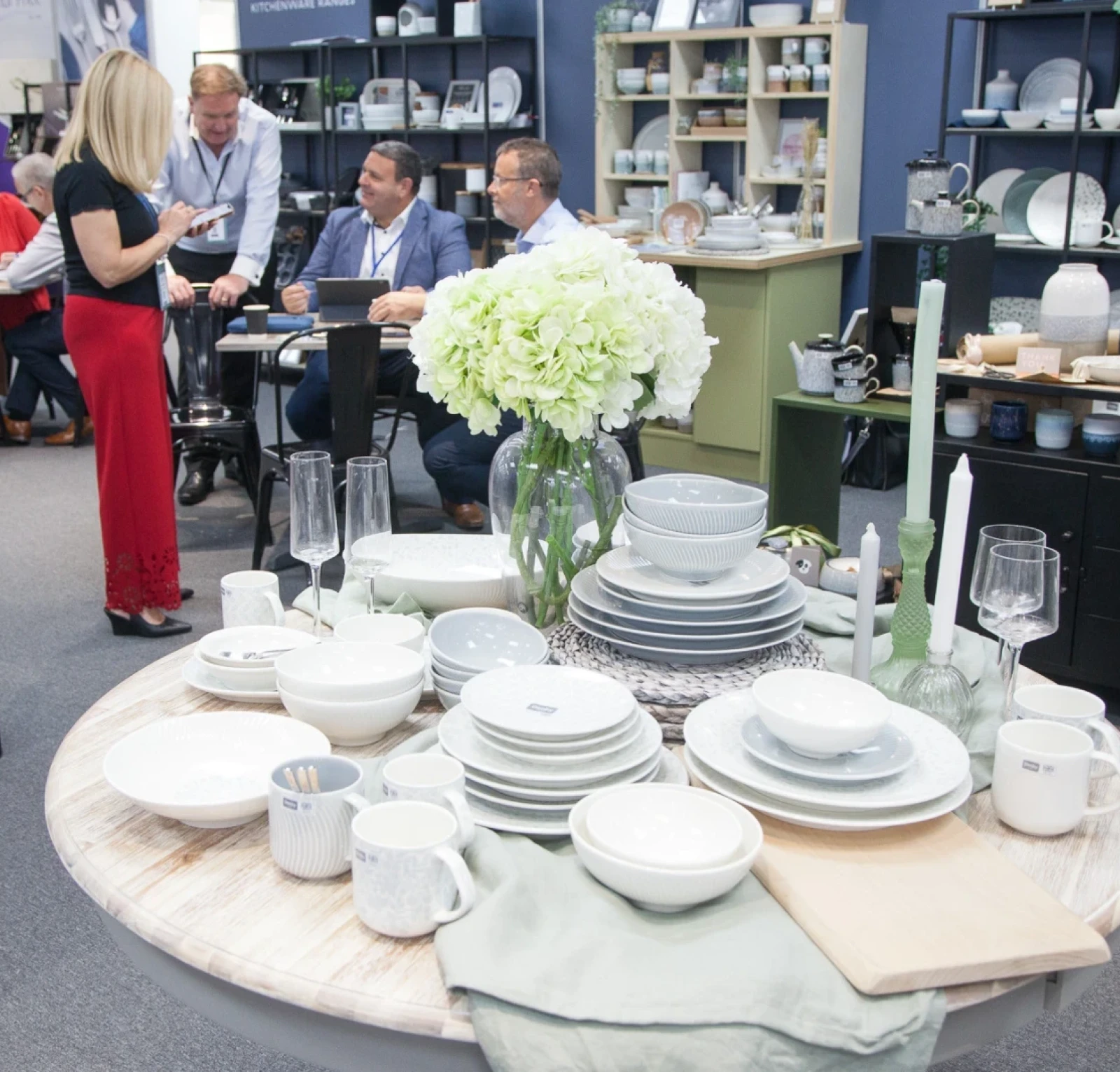 homeware trade show with homeware products on show