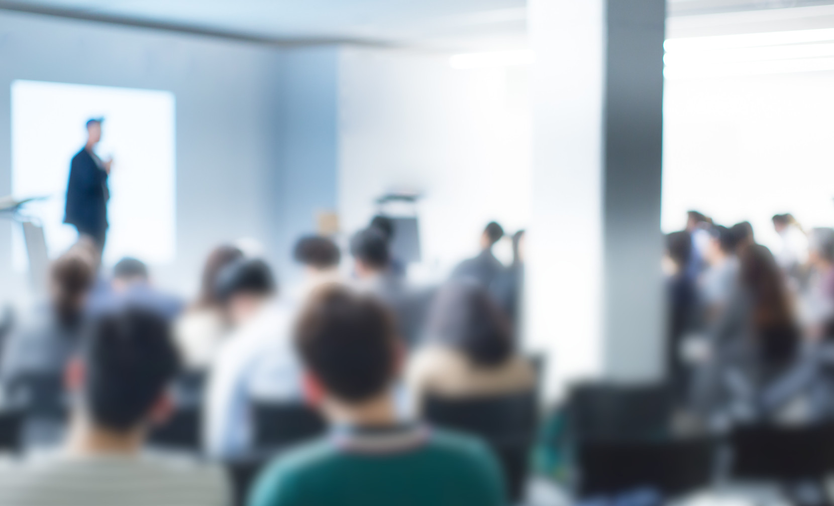 keynote speaker at a conference